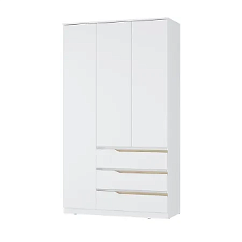 Шкаф 3-х створчатый "Тиана" ШК-07 Белый/Древесный