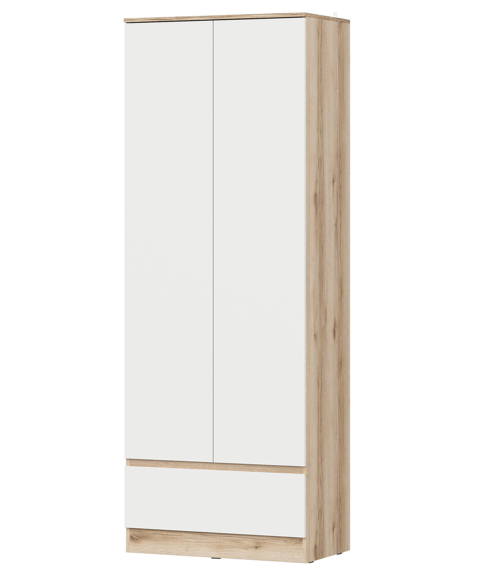 Модульная система "Брауни" Шкаф двухстворчатый (с ящиками) Дуб Делано/Белый NN Модульная система "Брауни" Шкаф двухстворчатый (с ящиками) Дуб Делано/Белый NN