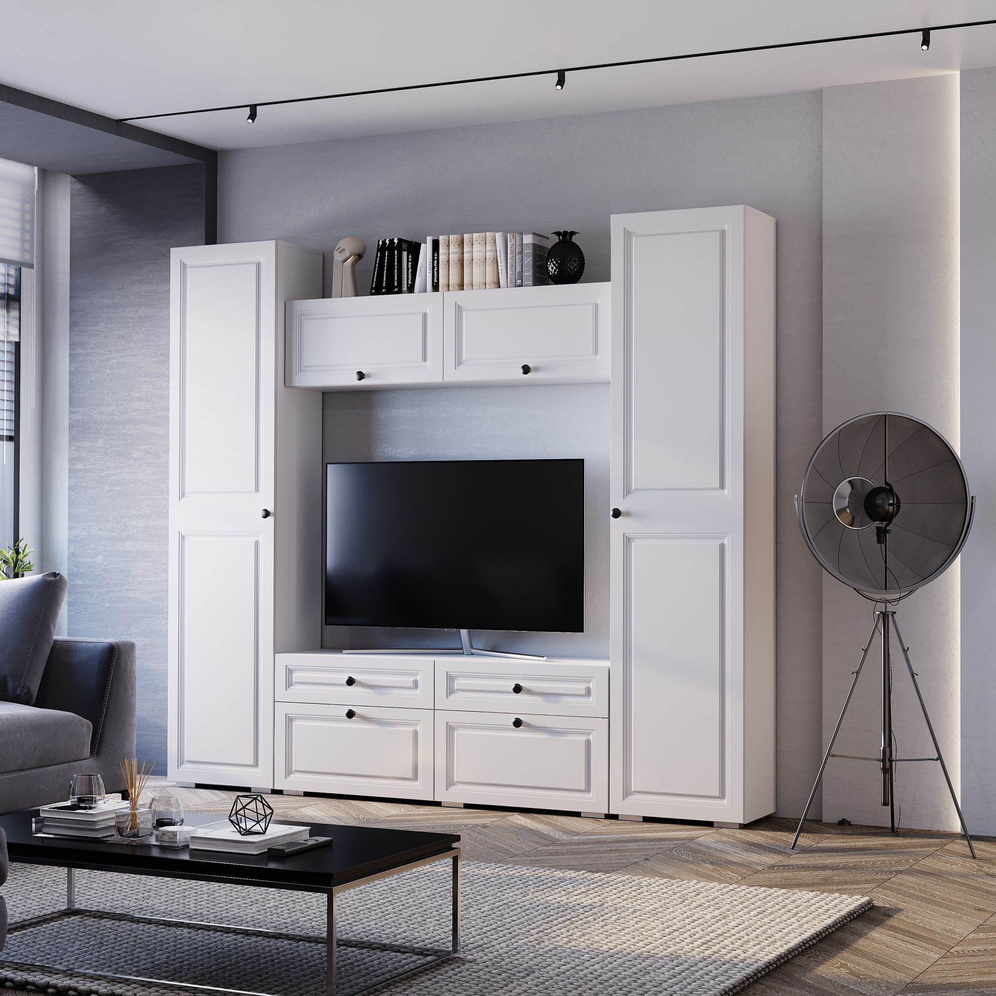 Пенал "Софт" ПН-05 Белый/Эмаль белая (F26)