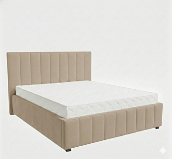 Кровать Кордова-1 1,6*2,0 с П.М. Тк. Небби 304 4 кат  Апогей