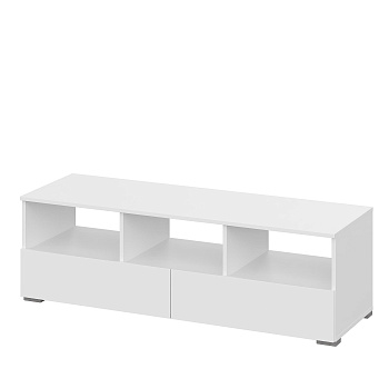 Люмо Тумба ТВ ТБ 02 1402х442х460 (БЕЛ/БЕЛ)