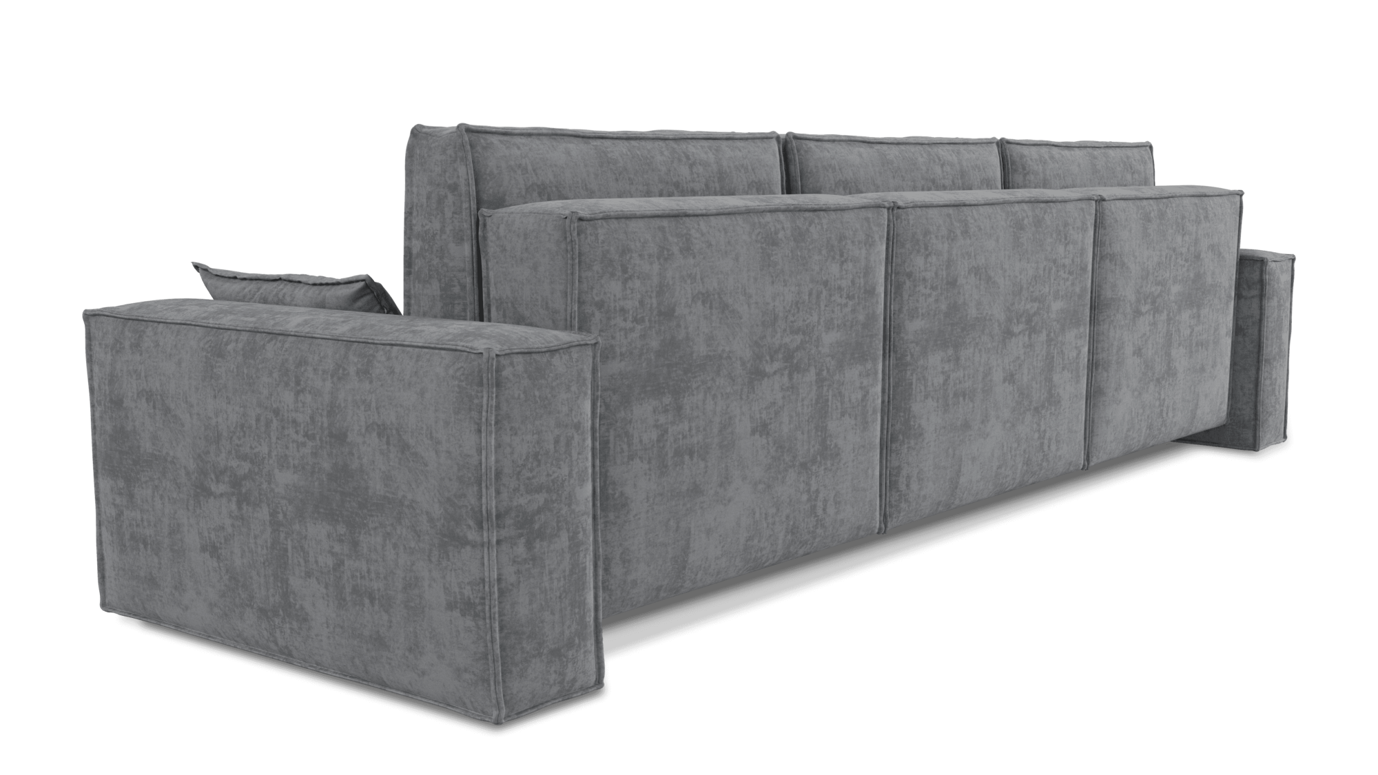 Диван угловой Лортон-2 ДКУ-О Тк.Боска VL-1912-19 (темно-серый) 3 кат Апогей