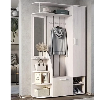 Прихожая "Анора" ПР-03 ясень белый