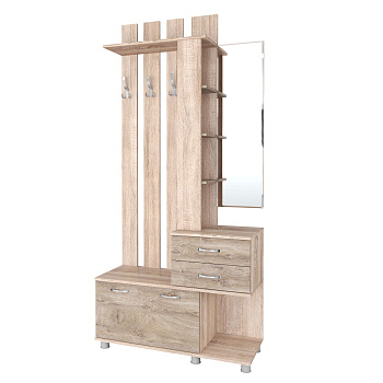 Прихожая Микс Арт ЦС дуб делано/белый