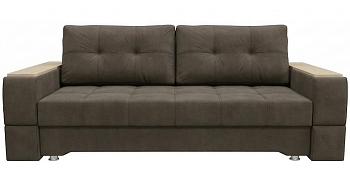 Диван Атлант-2 ДК прямой Тк.LUMA 06 кофе с молоком 2 кат Апогей