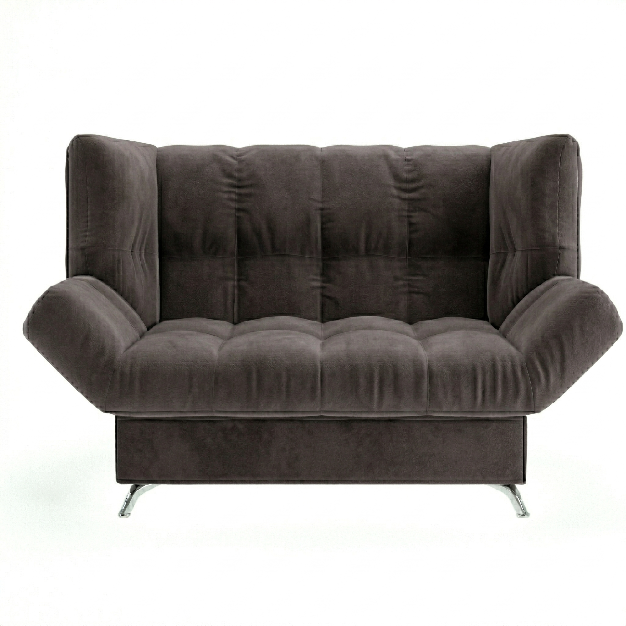 Диван Клик-кляк 8 ДК прямой Тк.SELFIE Coffee 2 кат Апогей