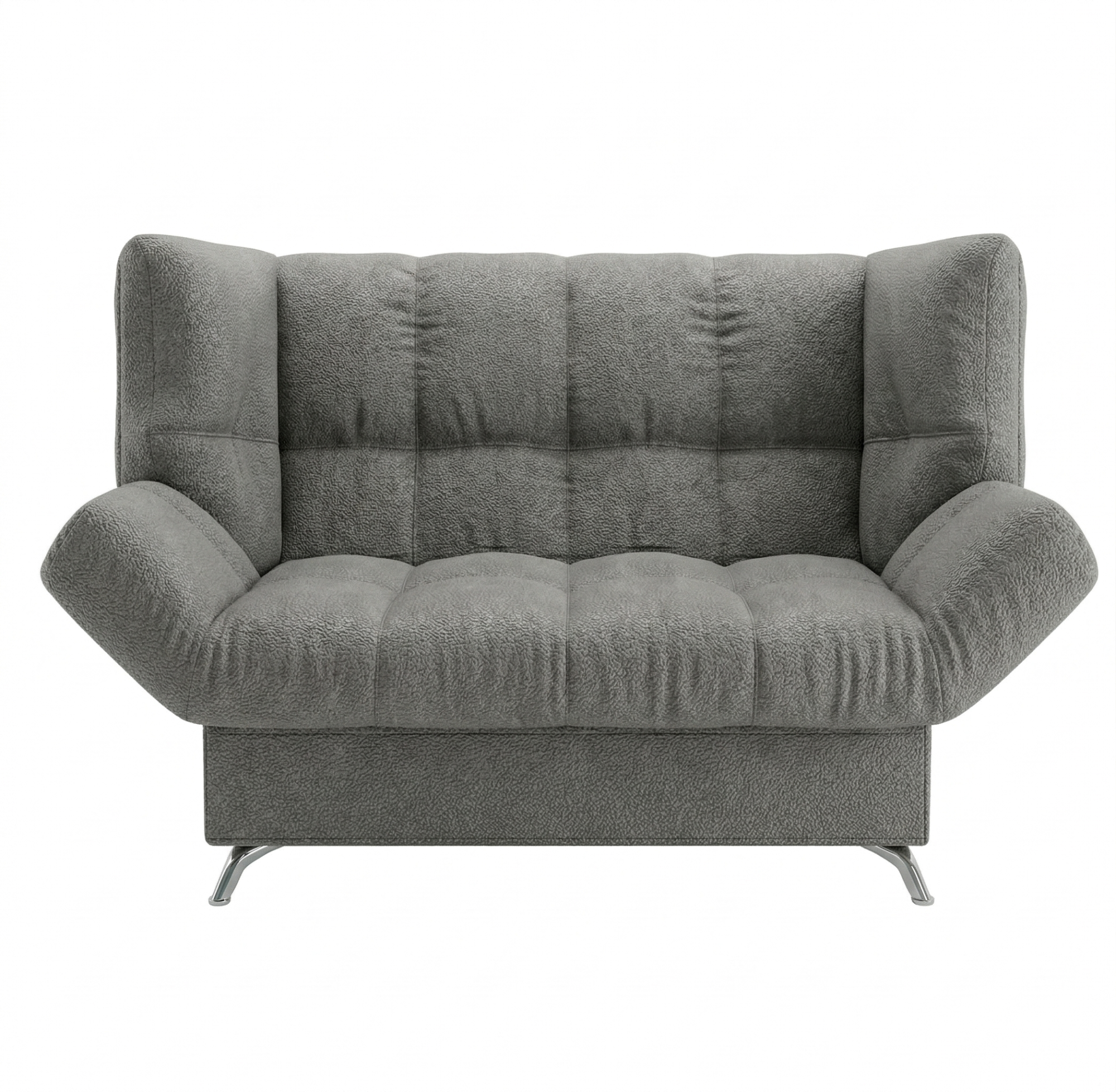 Диван Клик-кляк 8 ДК прямой Тк.Levis 10 серый маус 1 кат Апогей