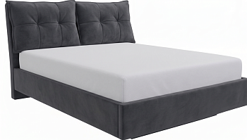 Кровать Карина Air (Релакс) (160*200, с ПМ (Калифорния 07)) серый