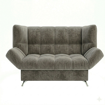 Диван Клик-кляк 8 ДК прямой Тк.CONNECT 88 серо-коричневый UNIQ 1 кат Апогей