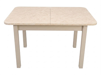 Стол Висма раздвижной 1200(1980)*800 ноги квадро бежевые Бежевое Пл.5448 Альгамбра