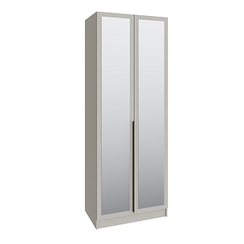 Шкаф Мадрид (0,8) с 2 ящ. внутри с зеркалом кашемир