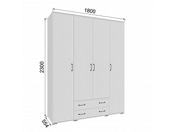 Шкаф Нельсон НШ-24 белый