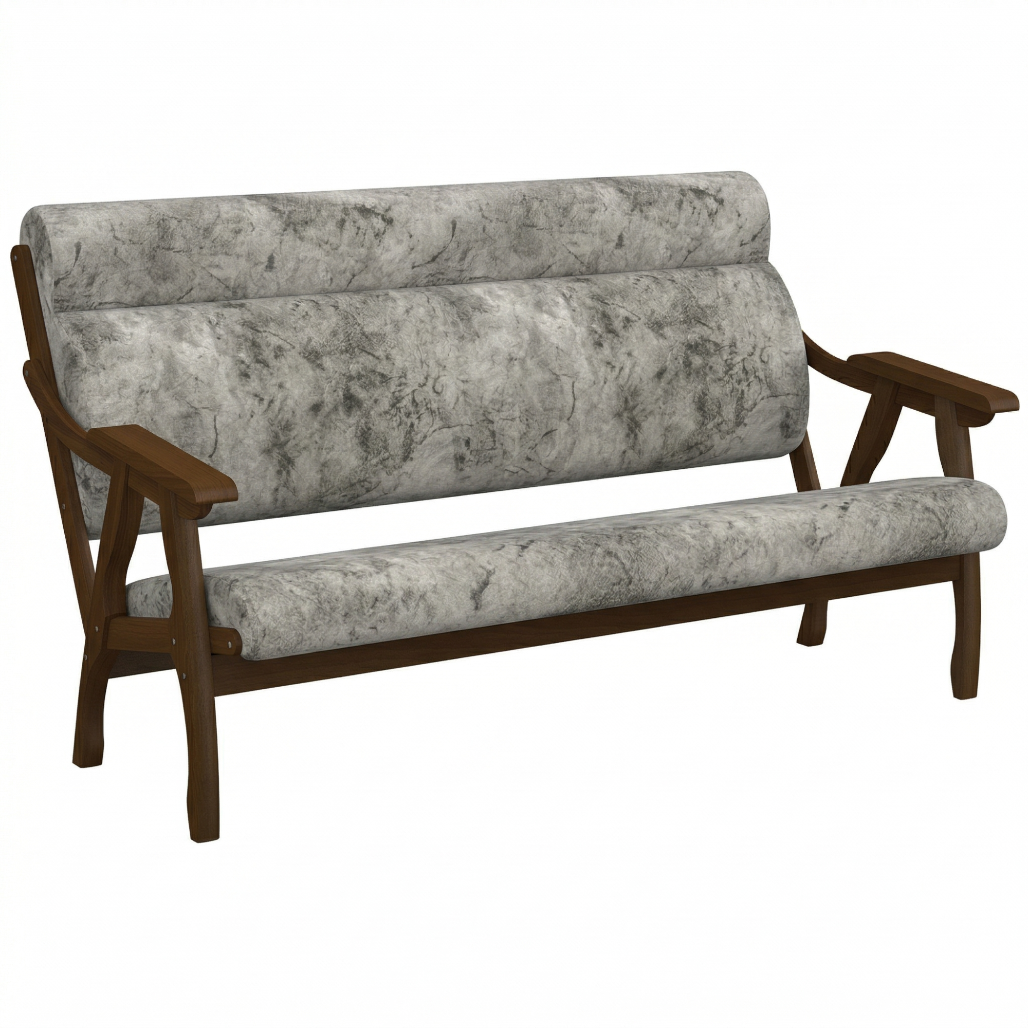 Диван Вега-10 Орех (Лак) Fresca Dove 1 кат Элегия