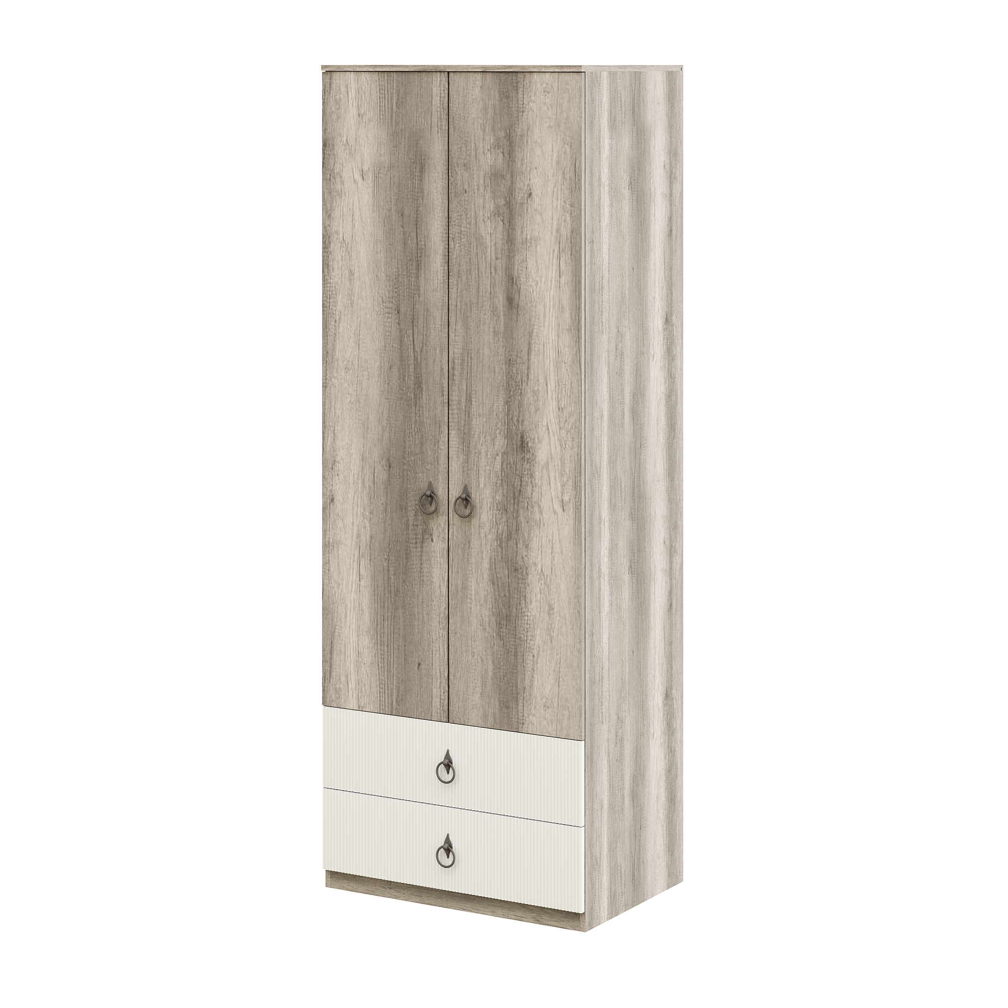 Альтера № 22 Шкаф 2х-дверный с ящиками