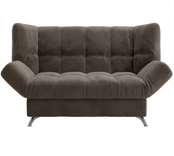 Диван Клик-кляк 8 ДК прямой Тк.LUMA 06 кофе с молоком 2 кат Апогей