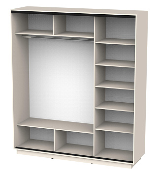 Корпус шкафа ЭЛЕГАНТА 2100х2400х600 кашемир