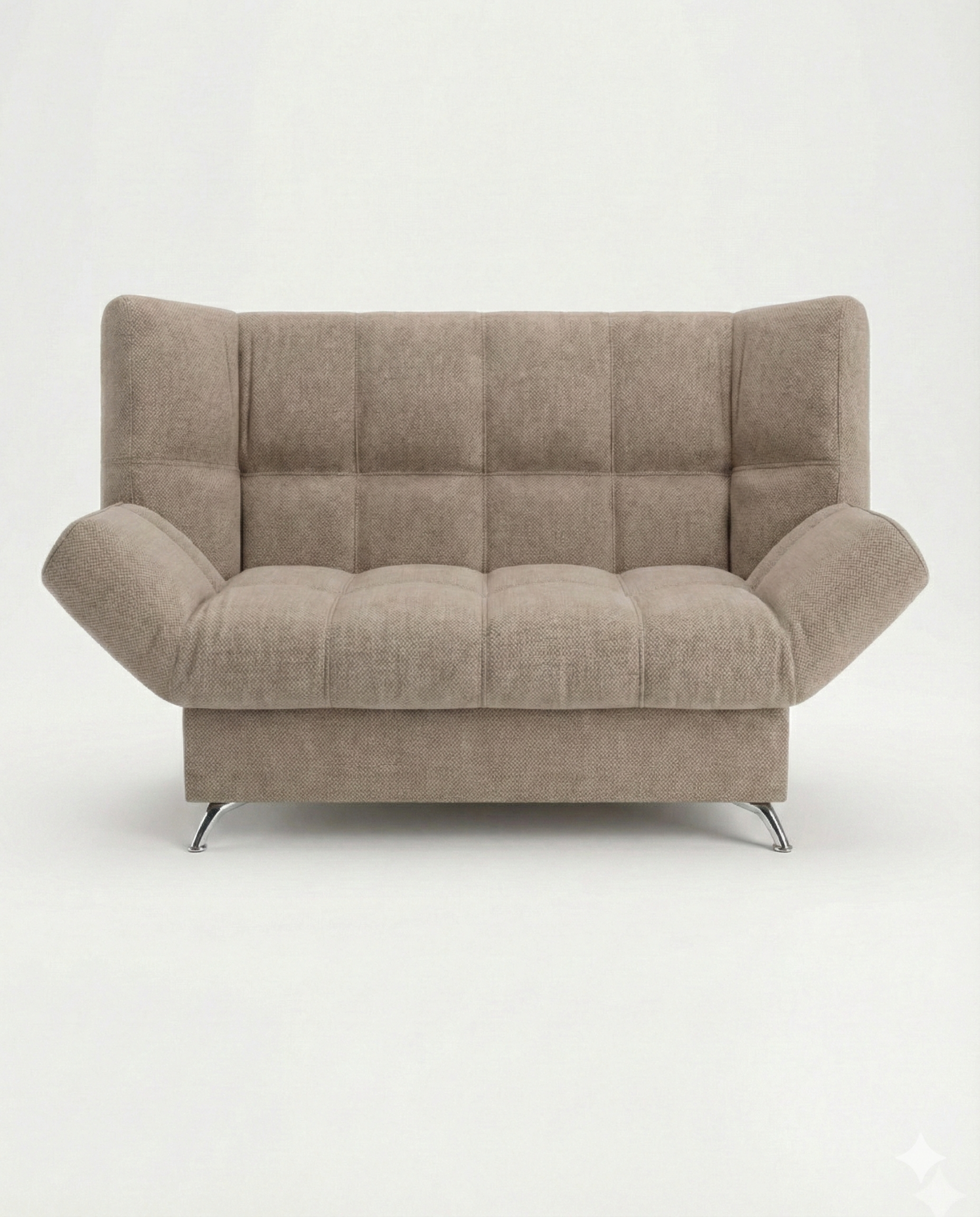 Диван Клик-кляк 8 ДК прямой Тк.SELFIE Mocca 2 кат Апогей