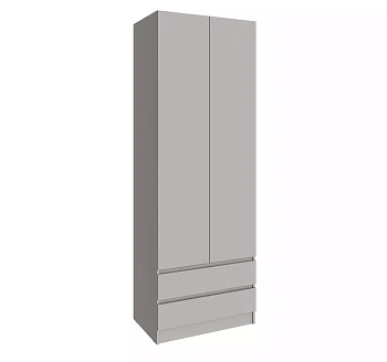 Шкаф Мадрид (0,8) с 2 ящ. без ручек без зеркала кашемир