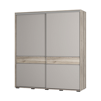 Шкаф-купе "Крафт-10" Дуб смоки/Кашемир