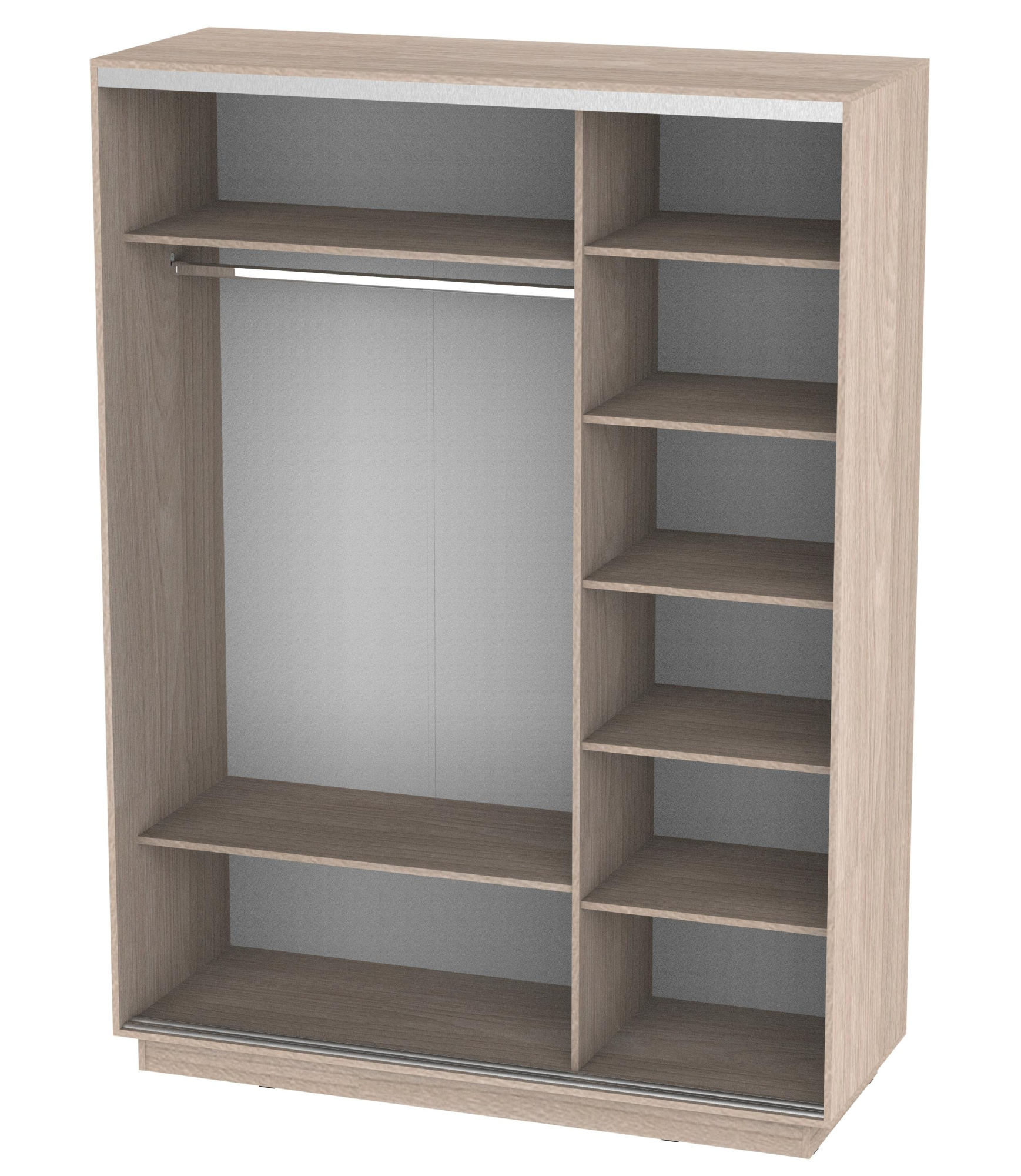 Корпус шкафа ТАНДЕМ 1616х2200х600 дуб молочный