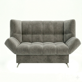 Диван Клик-кляк 8 ДК прямой Тк.Candy 03 (КН) серо-коричневый 2 кат Апогей