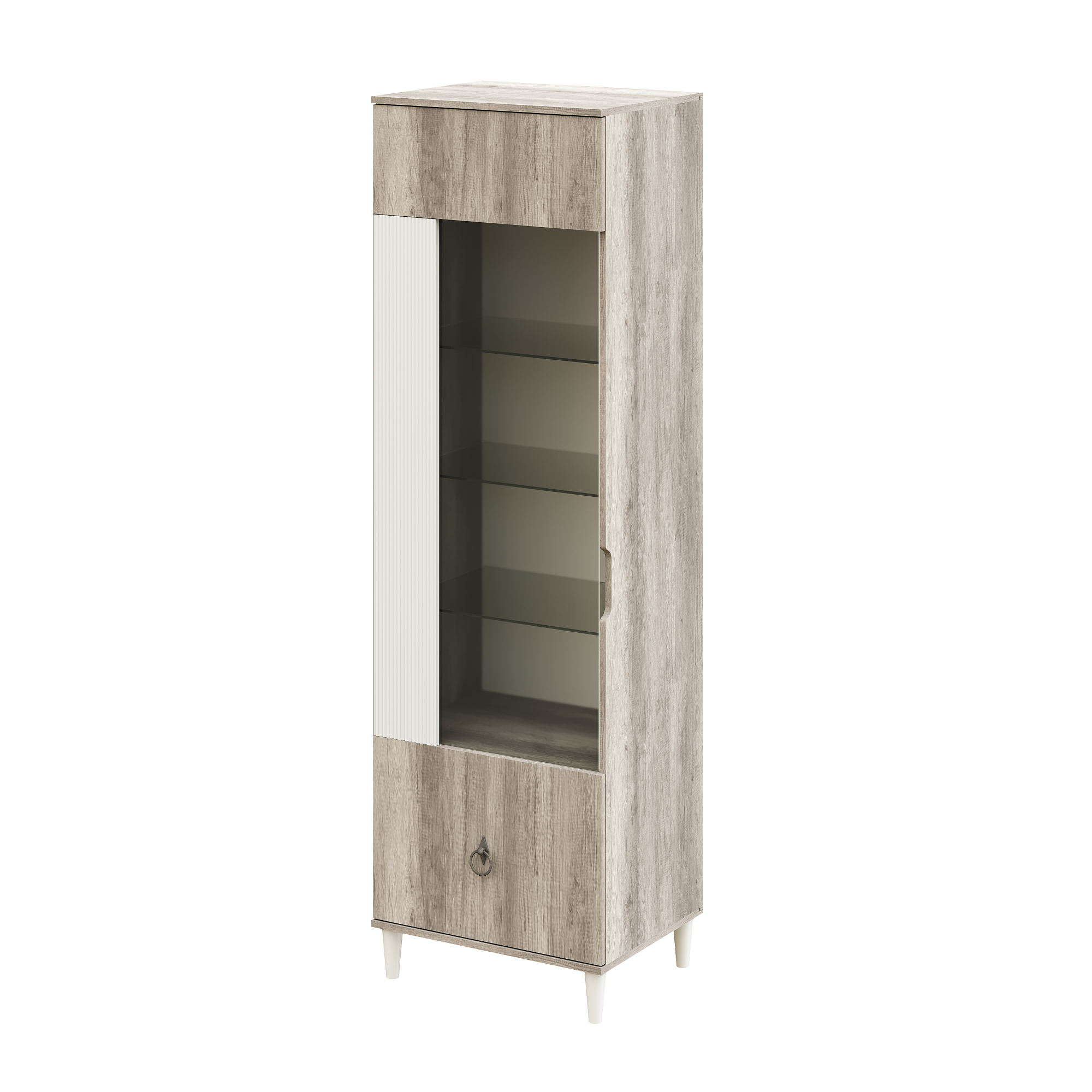 Альтера № 09 Пенал-витрина h=2000