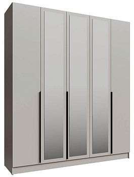 Шкаф Мадрид (2,0)  с 3 ящ. внутри с зеркалом белый