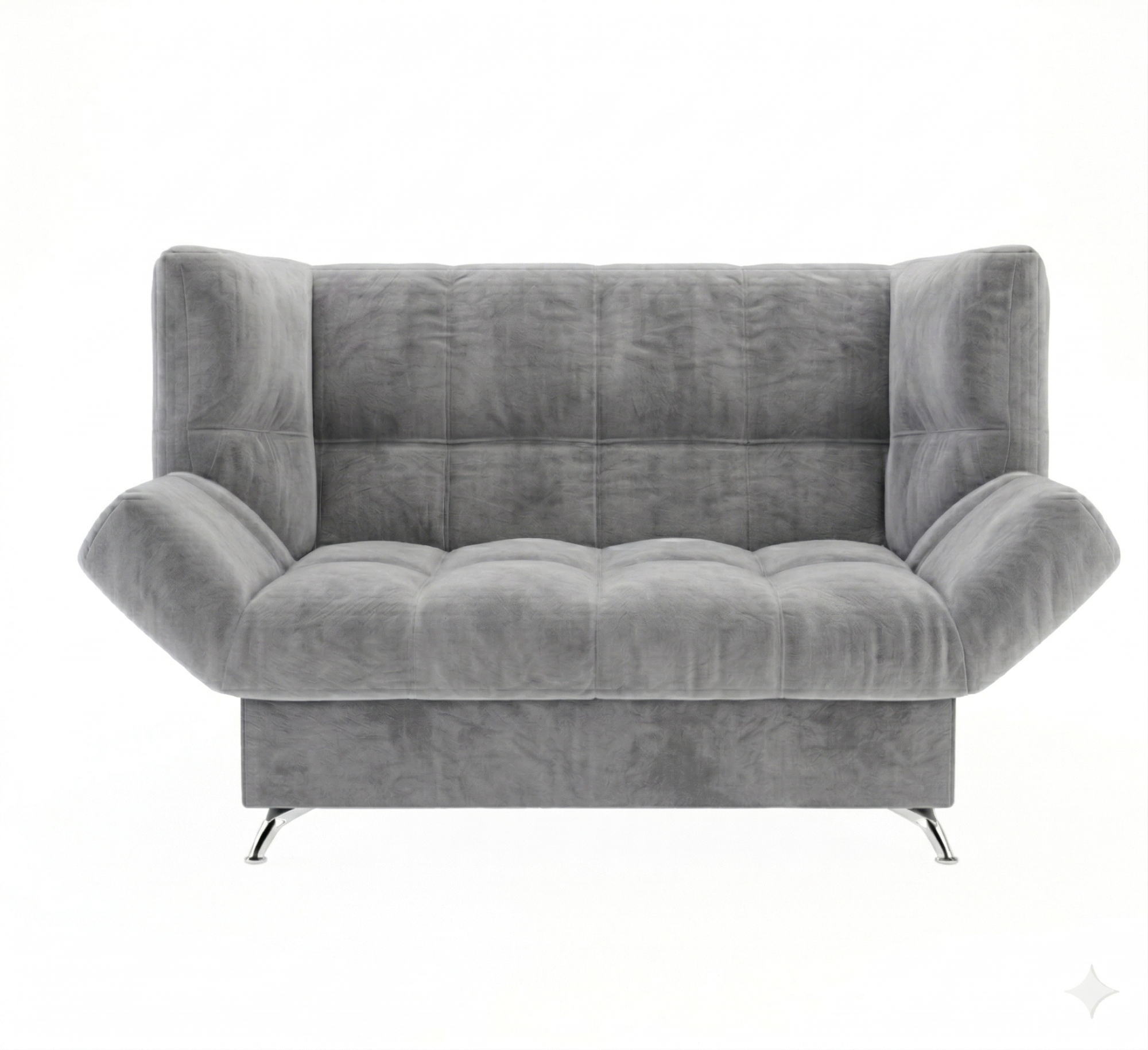 Диван Клик-кляк 8 ДК прямой Тк.Joy 12 серый 1 кат Апогей