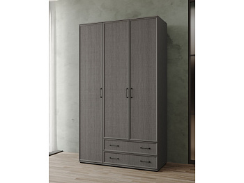 Шкаф Нельсон НШ-23 без зеркала графит серый