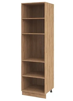 Корпус шкаф напольный с нишей под духовку ШПД 600 (600х2140х554) корпус ДУБ КРАФТ ЗОЛОТО