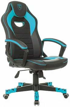 Кресло Энигма II Кз.Черно-голубой PL680, PL-2 Фабрикант