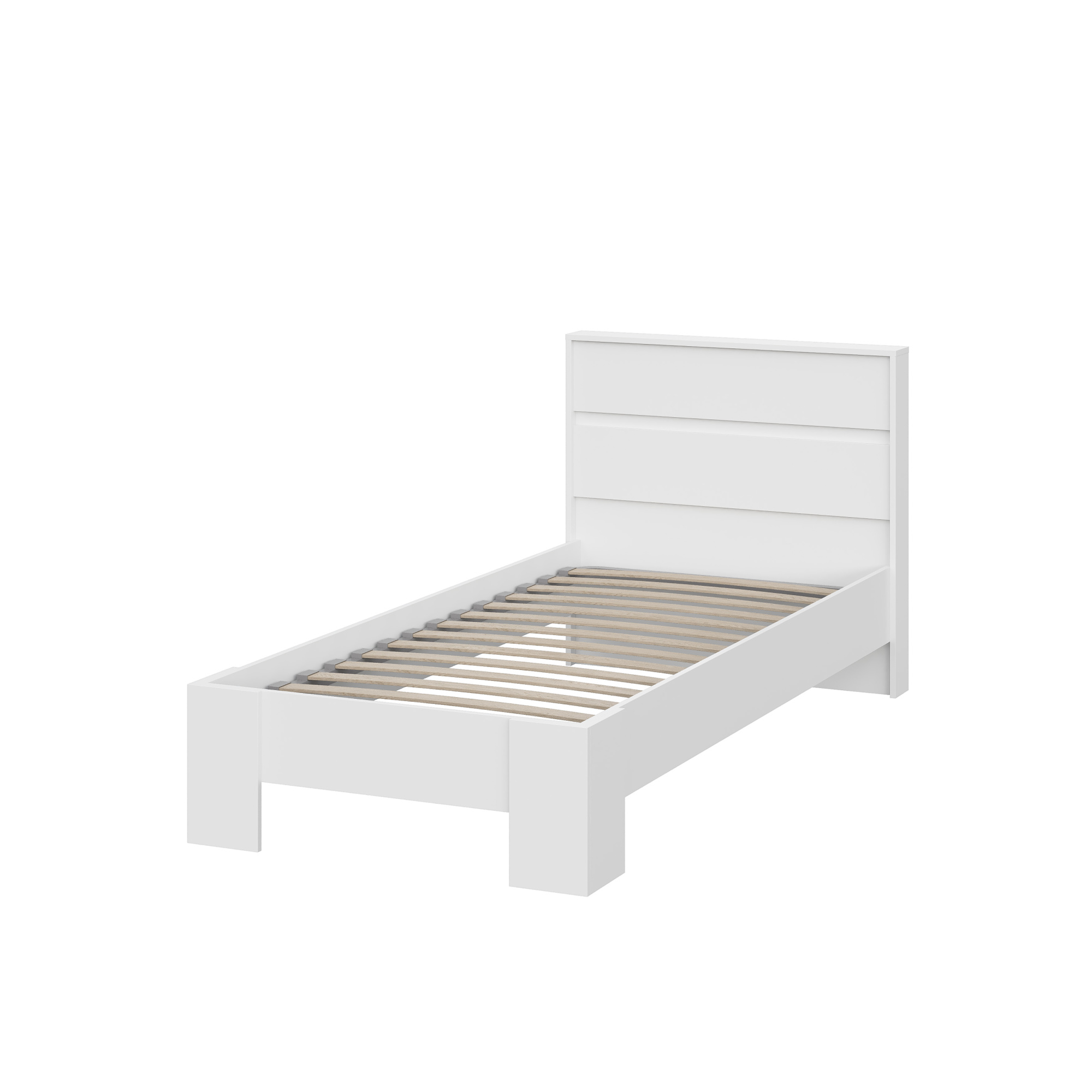 Люмо Кровать КР 01 970х928х2114 (БЕЛ/БЕЛ)