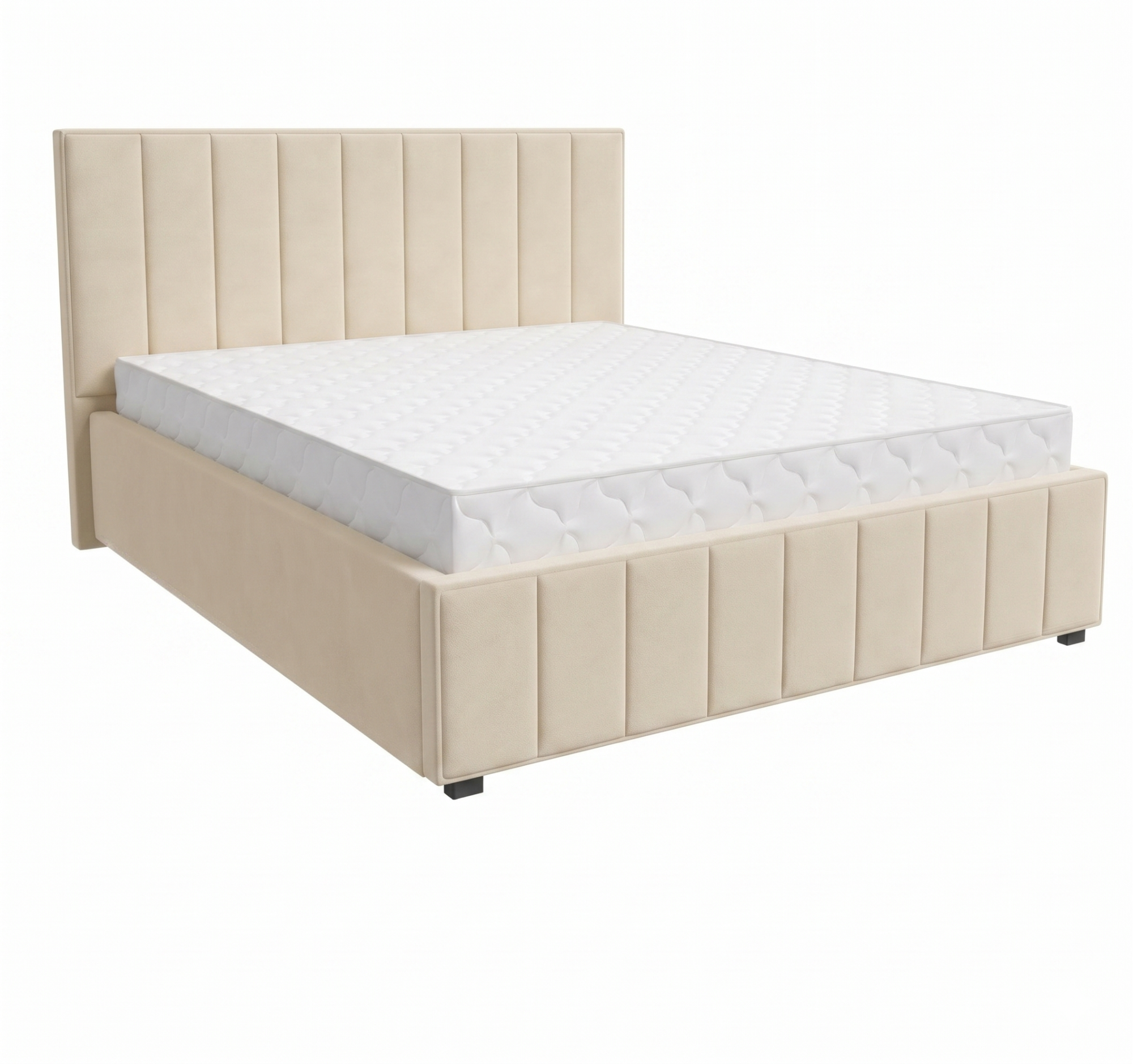Кровать Кордова-1 1,6*2,0 с П.М. Тк. Toronto 11 3 кат  Апогей