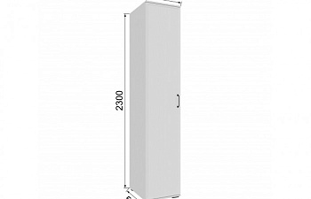 Шкаф Нельсон НШ-21 белый