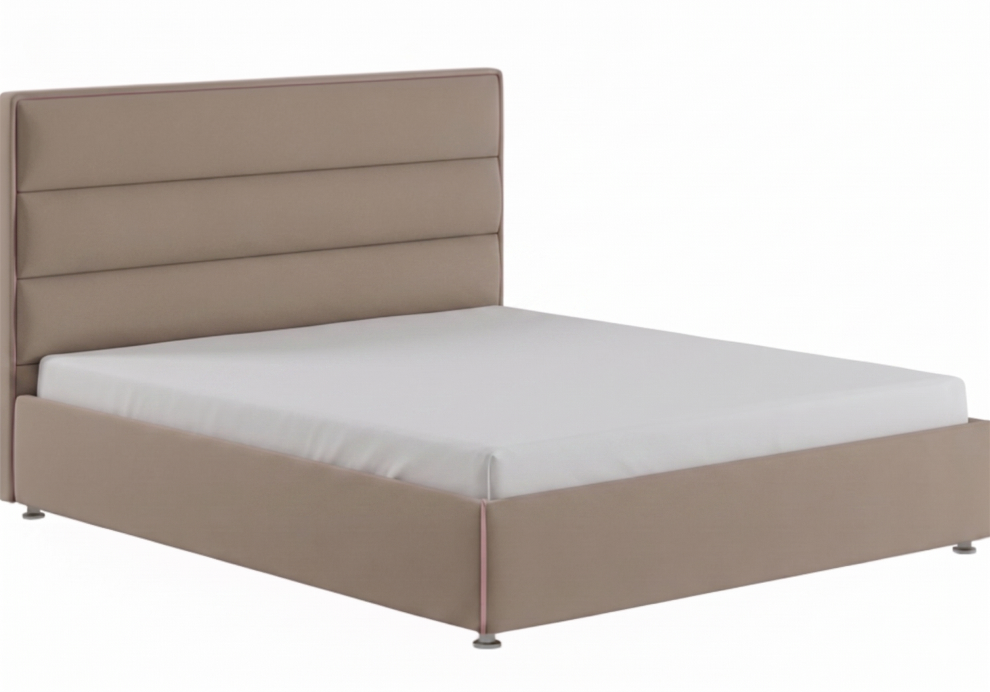 Кровать Vesta  (Релакс) (160*200, с ПМ (Ameli 03)) коричнево-серый