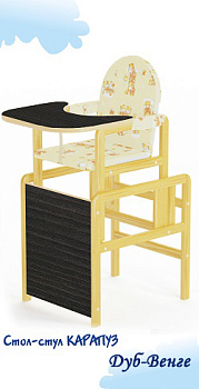 Стульчик для кормнения Карапуз (Дуб Венге)