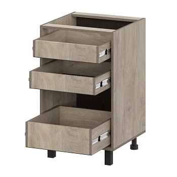 Кухонный гарнитур "Этна" Стол-рабочий 500 (5с3я) Дуб Эндгрейн