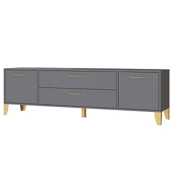 Тумба ТВ Парус-13 графит серый